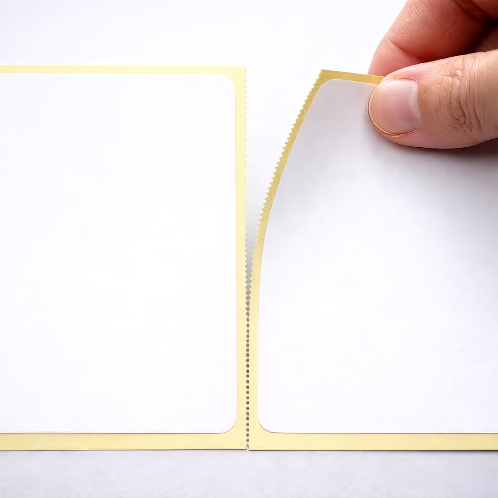 Thermo-Eco Versandetiketten, weiß, 10 x 15 cm, 500 Stück/Rolle, 100 Rollen, Art.-Nr. 611867 | Paket Etiketten | Versandlabel | Rollen Etiketten