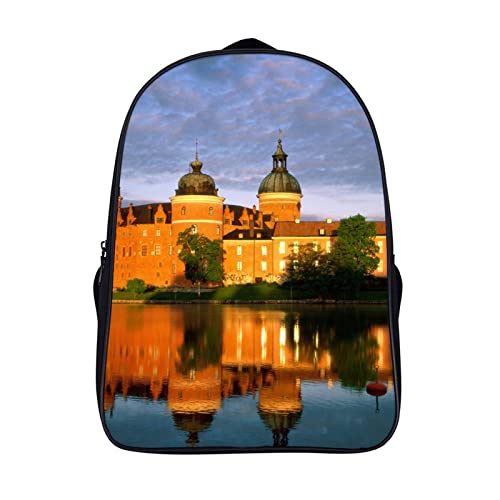 Sac à dos scolaire enfants Castle Kids 3D mode collège 40x28x16cm