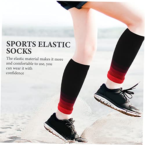 Beaupretty 4 Conjuntos Meias De Compressão Manga De Perna De Futebol Meias De Corrida Para Homens Ma