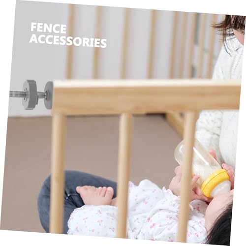 JOINPAYA 4pcs Gate Replacement Bolts: 2.95X1.38X1.38in Threaded Spindle Rods Pet and Gates Durable Spindle Rods for Indoor Safety Compatible with Parts and Accessories
