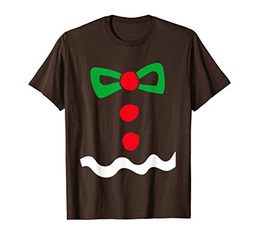 Divertido Hombre de Jengibre Navidad Camiseta