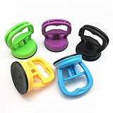 Fbshicung 2 Pcs Heavy Duty Suction Cups Ruler Handle(Strong Adsorption) for Quilting Patchwork Ruler DIY Screen Repair Tools (Random Color)