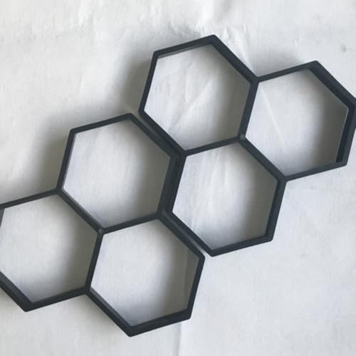 Moule à pavés de jardin en béton coffrage extérieur plastique hexagonal