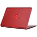 mCover iPearl Hard Shell Case for 2016 11.6" HP Chromebook 11 G5 / V011DX / V012NR laptops (NOT Compatible with Older HP Chromebook 11 G1 / G2 / G3 / G4 / G4 EE Models) (Red)