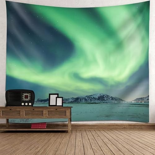 Tenture murale paysage aurore 130x150cm pour creer un coin zen dans votre chambre