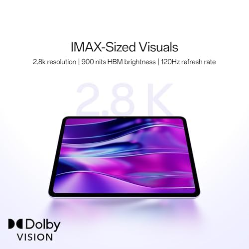 Image of OnePlus Pad Go 2, 30.73 cm (12.1 inch) 2.8K Display, Dolby Vision, 120Hz Refresh Rate, Quad Speakers, AI, 10050 mAh Battery, 5G Tablet, 8GB RAM 256 GB Storage, Shadow Black