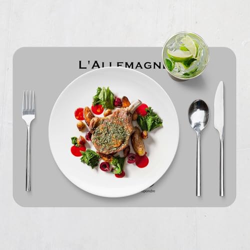 Sets de table souples isolants en liège grand format anti-rayure pour table moderne
