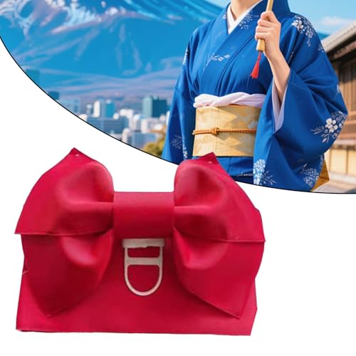 Kimono Obi Belt Versatile Waistband Pre Tied Bow for Cosplay Women Kimono3