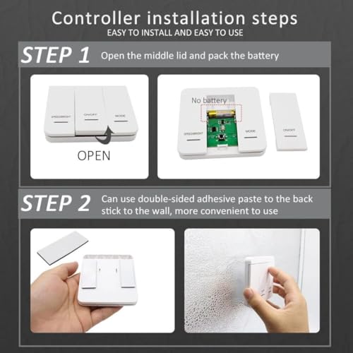 Image of Jackal Wireless Wall Switch Controller Flowing Water LED Strip Module 12-24V RF Remote Panel Speed Brightness Mode Lighting Driver Pixel IC Dream Color Lighting Kit Decor Setup