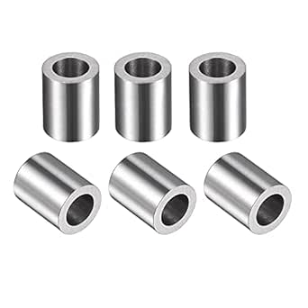 Uxcell Sleeve Bearings 10mmx12mmx20mm Chrome Steel Oilless Bushing