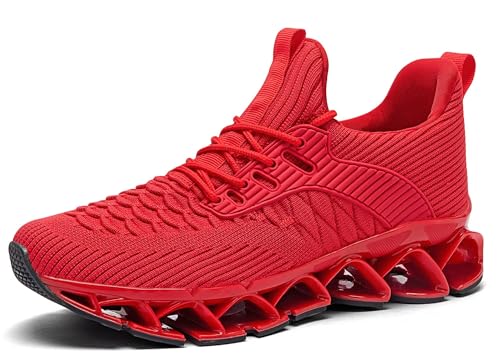 Image of Mens Slip on Walking Running Shoes Blade Tennis Casual Fashion Sneakers Comfort Non Slip Work Sport Athletic Trainer