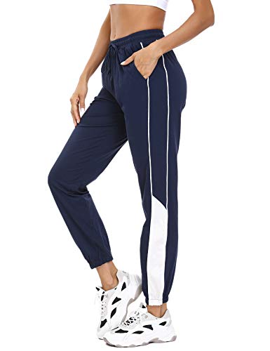 Aiboria Pantalones Deportivos para Mujer, Pantalones Largos Casuales 100% algodón para Mujer, Pantalones para Correr para Mujer para Yoga Fitness Pilates