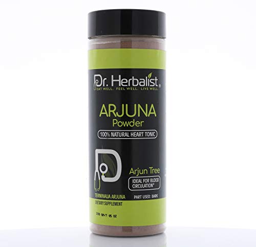 DR. Herbalist Arjuna Powder 7.05 OZ (200g) Bottle - Terminalia arjuna Bark Powder - Promotes Overall Health - Helps with Skin Care