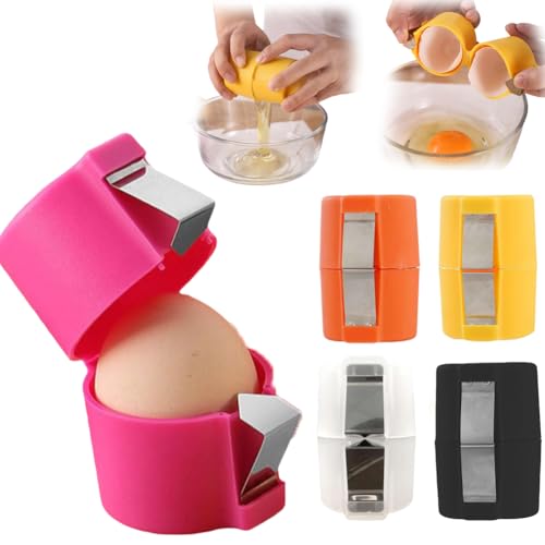 Egg Shell Opener,2025 New Upgrade Egg Cracker Tool for Eggs,Handheld Egg Seperator Tool,No Mess Easy Egg Opener,Portable Egg Cracking Tool for Cooking Camping Kitchen Gadgets