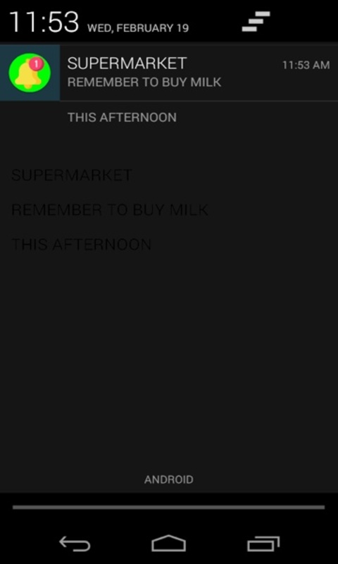 NOTIFICATION REMINDERS - Quick Notes Reminders in notifications:Amazon ...