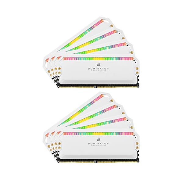 Corsair Dominator Platinum RGB 32 GB DDR4 3600MHz C18, LED RGB Memoria de Sobremesa Rendimiento de Alta, Respuesta Ajustados, 12 Direccionables CAPELLIX Leds RGB, 4 x 8 GB, Blanco - Image 3