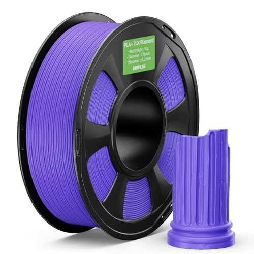 DEEPLEE PLA+ 2.0 Filament 1.75mm 3D Printer Filament Purple 1KG