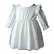 100% Baumwolle Taufkleid Festkleid Baby Mädchen Blumenmädchen L17 (62)