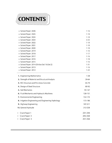 Image of Arihant GATE Civil Engineering Solved Papers 2026 |Chapterwise & Yearwise PYQs (2000-2026) | Detailed Explanations as per GATE Pattern | Previous Years Papers Book by Lalit Jain