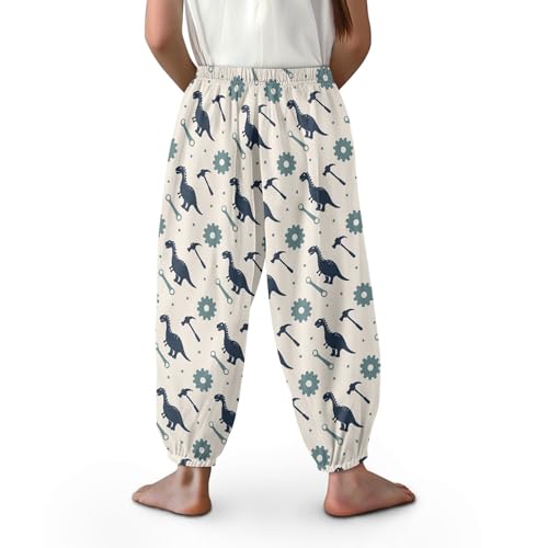 Image of Unisex Little Kids Yoga Trousers Bohemian Beach Pants Baggy Harem Activewear for Boys and Girls Age 3-10