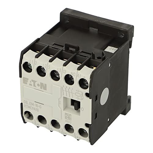 DILEM-10-G 24VDC | DILEM-10-G(24VDC) | Y7-10213 | MOELLER CONTACTOR, 24VDC, 3 Poles, 4 KW, 1NO, Screw TERMINALS, DC Operation, IP20