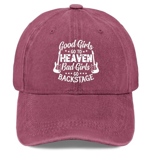 Good Girls Go to Heaven Bad Girls Go to Chilis Vintage Hat for Women Adjustable Cap