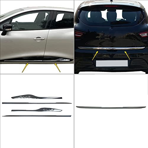 Bandes de coffre chromées Clio 4 pour protéger et embellir l'auto