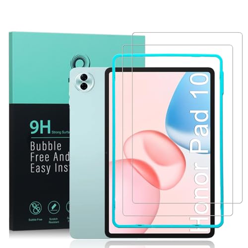 Ibywind Verre Trempé pour Honor Pad 10,2 Pièces Dureté 9H Protecteurs d'écran et Facile à Installer,Support Déverrouillage Des Empreintes...