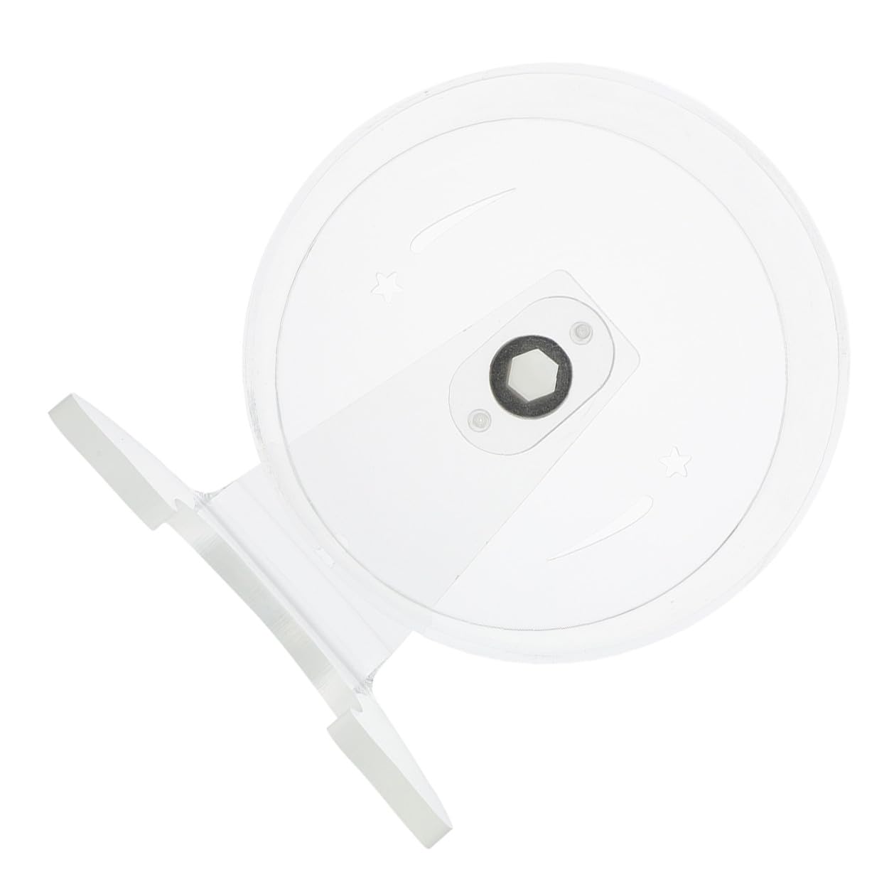 Rueda para Hámster Silenciosa con Soporte Superficie Amplia y Transparente para Ejercicio Saludable de Pequeños Roedores Fácil Instalación y Funcionamiento Silencioso