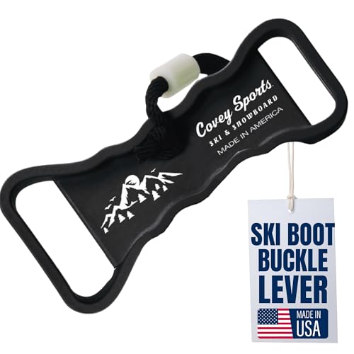 Covey Sports Ski Boot Buckle Lever Tool & Ski Boots Carrier Skiing Accessories - Multi-Purpose...