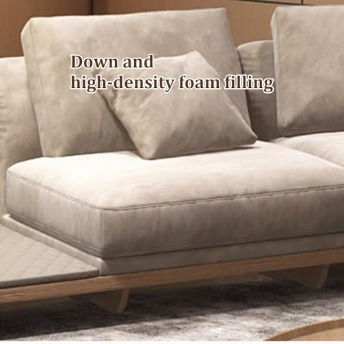 Luxuriöses Modernes Eck Sofa mit Gebogener Rückenlehne, Bequemes 4-Sitzer-Sofa im Minimalistischen Stil for Einkaufszentren, VIP-Empfangsräume, Wohnungen – Bild 6