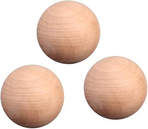 Miniatura 6 de EXCEART 10 pcs System Replacement Decorations Balls Year Art Supplies Unfinished Round Cm Projects Make Mini Birthday DIY Crafts Hardwood New