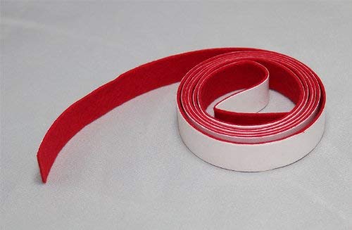 Red Piano Self-Adhesive Nameboard Felt - No Glue Required