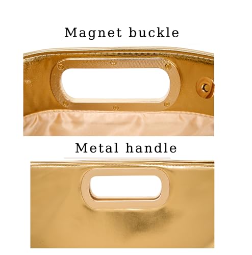 Image of Women's Woven Evening Bag Casual Leather Shoulder Handbag Fashion Clutch Purse