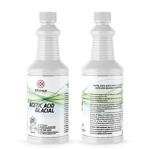 Acetic Acid Glacial Technical - 2 Quarts: High Purity Multi-Use Solution for Home & Industrial Applications