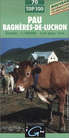 Carte Touristique Pau Bagna Res De Luchon