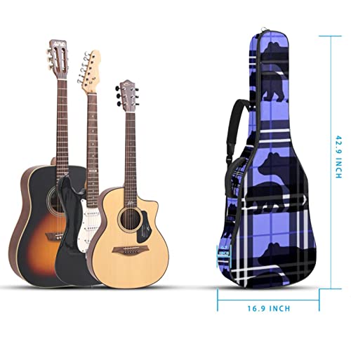 Étui de protection rembourré pour guitare acoustique classique Motif feuilles Violet, Multicolore 06, 42.9×16.9×4.7 in… - Les Beatles, Paul McCartney, John Lennon, RIngo Starr, George Harrison Étui de protection rembourré pour guitare acoustique classique Motif feuilles Violet, Multicolore 06, 42.9x16.9x4.7 in… – Image 6