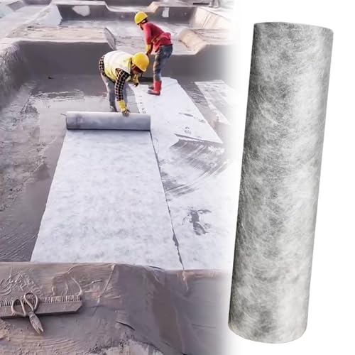 Upgraded Waterproof Membrane Sheet for Deck/Pool/Basement/Outdoor Patios, House Roofing Membrane