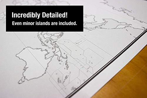 Set of 100 Practice Educational Blank Outline Maps of INDIA POLITICAL (50 MAPS) AND INDIA PHYSICAL (50 MAPS) 7? x 6.5? | Great Blank Map Worksheets for Classroom or Home Study | Map Packs are Perfect Desk Size (INDIA - POLITICAL AND PHYSICAL MAP)