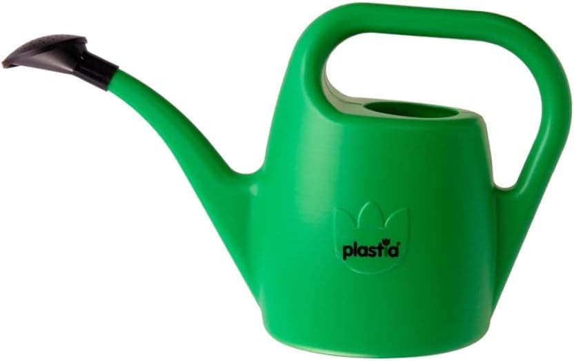 Plastia Gartengießkanne mit dem Brausekopf, 2 Liter - Gießkanne aus Hochwertigem Kunststoff - Handliche Giesskanne für Innen- und Außenbereich - Ideal für Bewässerung für Zimmerpflanzen, Grün