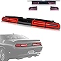 VLAND Full LED Tail Lights for [Dodge Challenger Coupe 3rd Gen 2008 2009 2010 2011 2012 2013 2014] with Red Sequential Turn Signal Rear Lamps Assembly Kit YAB-DG-0298 (RED)