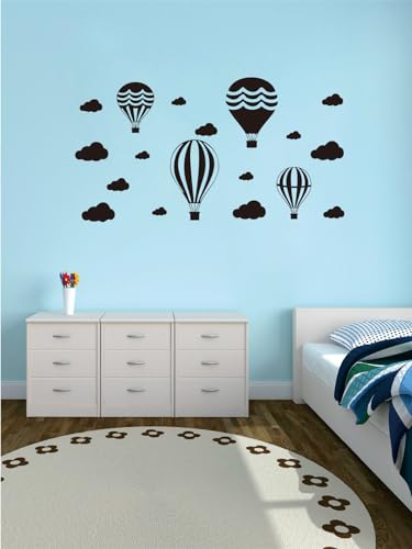 Vinilos decorativos globos aerostáticos 33x18 pulgadas miniatura 4
