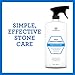 TriNova Granite Cleaner & Polish Gallon Refill for Daily Use - Made in USA, Enhances Shine, Streak-Less - for Counter-Tops, Marble, Stone, Bathroom Tile Kitchen, & Islands - 18 fl oz