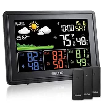 BALDR Weather Station with 3 Remote Sensors