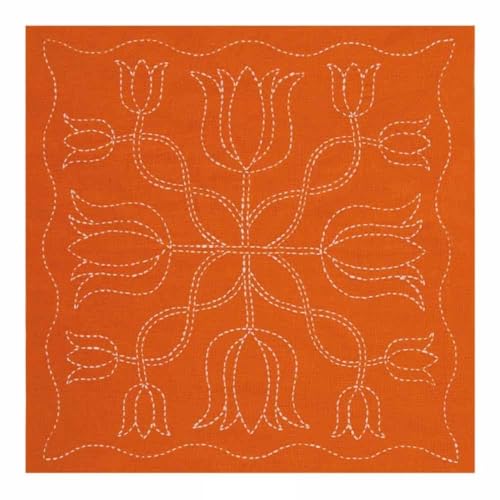 Tulip Kit de Bordado Sashiko World ES - 1 pieza - Doce Tulipanes