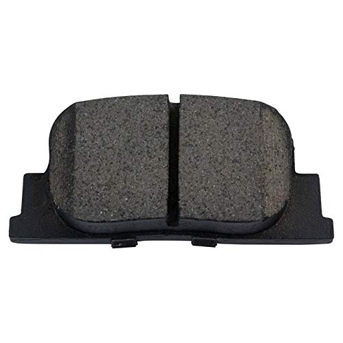 Image of TRQ Rear Brake Pad and Rotor Set Ceramic Rotors Parking Shoe Compatible with 2005-2010 Scion tC