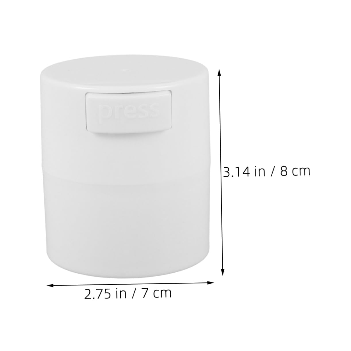 NULYLU Eyelash Extension Supplies: 2pcs Airtight Containers Lash Storage Case