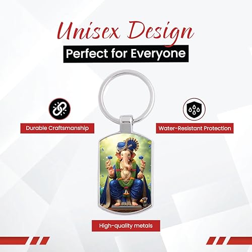 Image of Premium Printed Metal Keychain for Men & Women | High-Definition Artwork Print | Durable Key Ring for Car, Bike, Home & Office Keys | Stylish Decorative Key Holder Gift