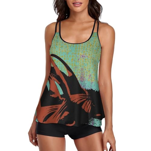 Robe de plage tankini vintage pour femme idéale pour les vacances au soleil
