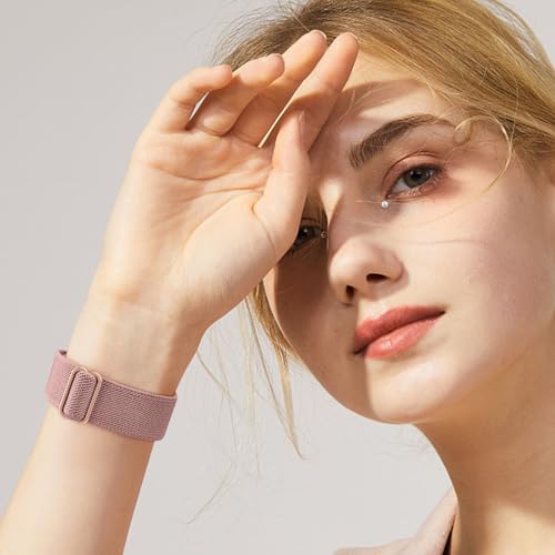 Image of Tobfit Nylon Strap for Samsung Galaxy Fit 3 (Watch Not Included), Flexible Premium Elastomer Nylon Adjustable Watch Band for Galaxy Fit3 2024 SM-R390 Men & Women